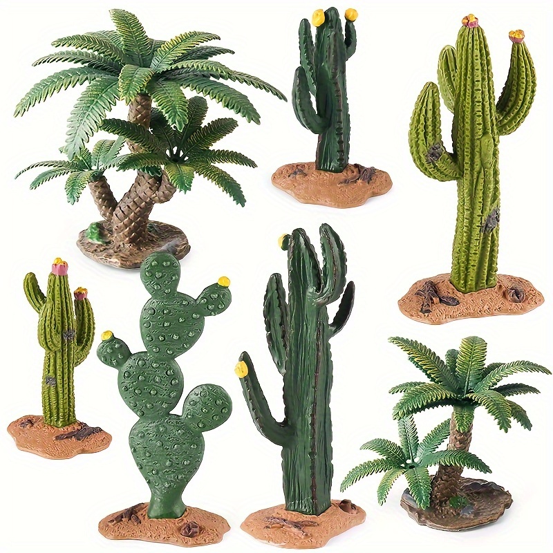 

Exquisite Simulation Tree Model And Cactus Model Toy, Simulation Cactus Plant Decoration Tree Plant Decoration Micro Landscape Dly, Garden Decoration, Sandbox Game, Simulation Scene