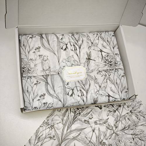 20/60 blatt, gemustertes seidenpapier, -blumenmuster 20x14 zoll, dünnes papier, für geschenkverpackung, feuchtigkeitsgeschützte kleidung, rotweinverpackung, geschenkbox-füllung, schutz für zerbrechliche gegenstände, dekorative geburtstagsgeschenke, valentinstagsgeschenke