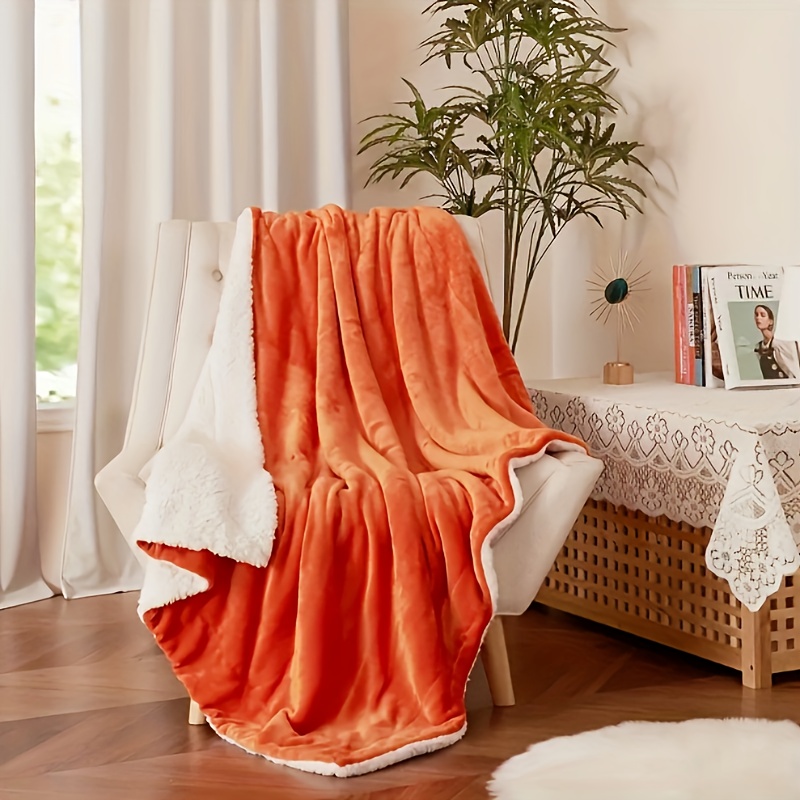 Flannel Blanket Orange Fleece Throw Blanket Fleece Throw Blankets