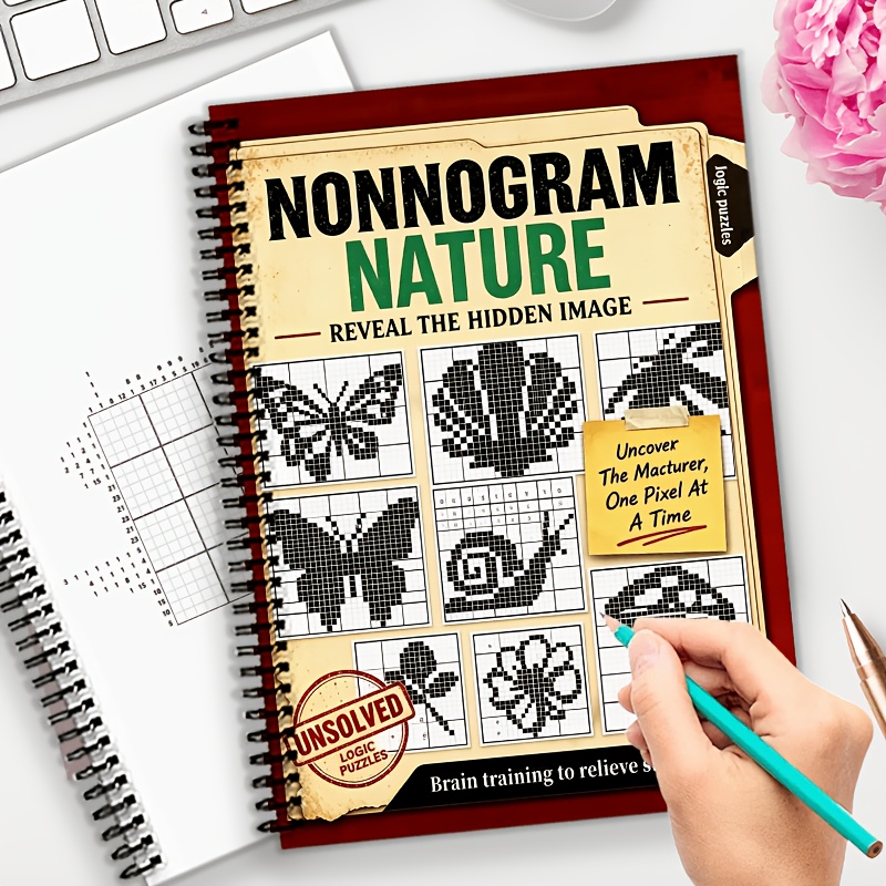 Nature-Themed Advanced Digital Art Sudoku Puzzle Book