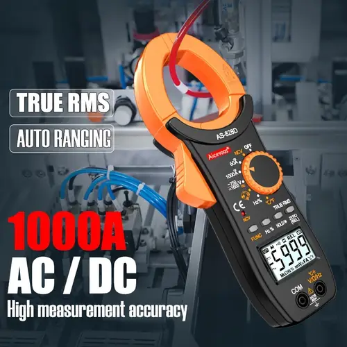 digital clamp meter ac current 6000 600a 1000a current auto clamp true rms multimeter ammeter voltage tester ohm ncv