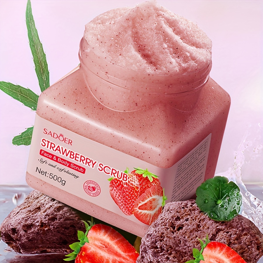 sadør strawberry exfoliating body scrub deep cleansing - Temu Germany