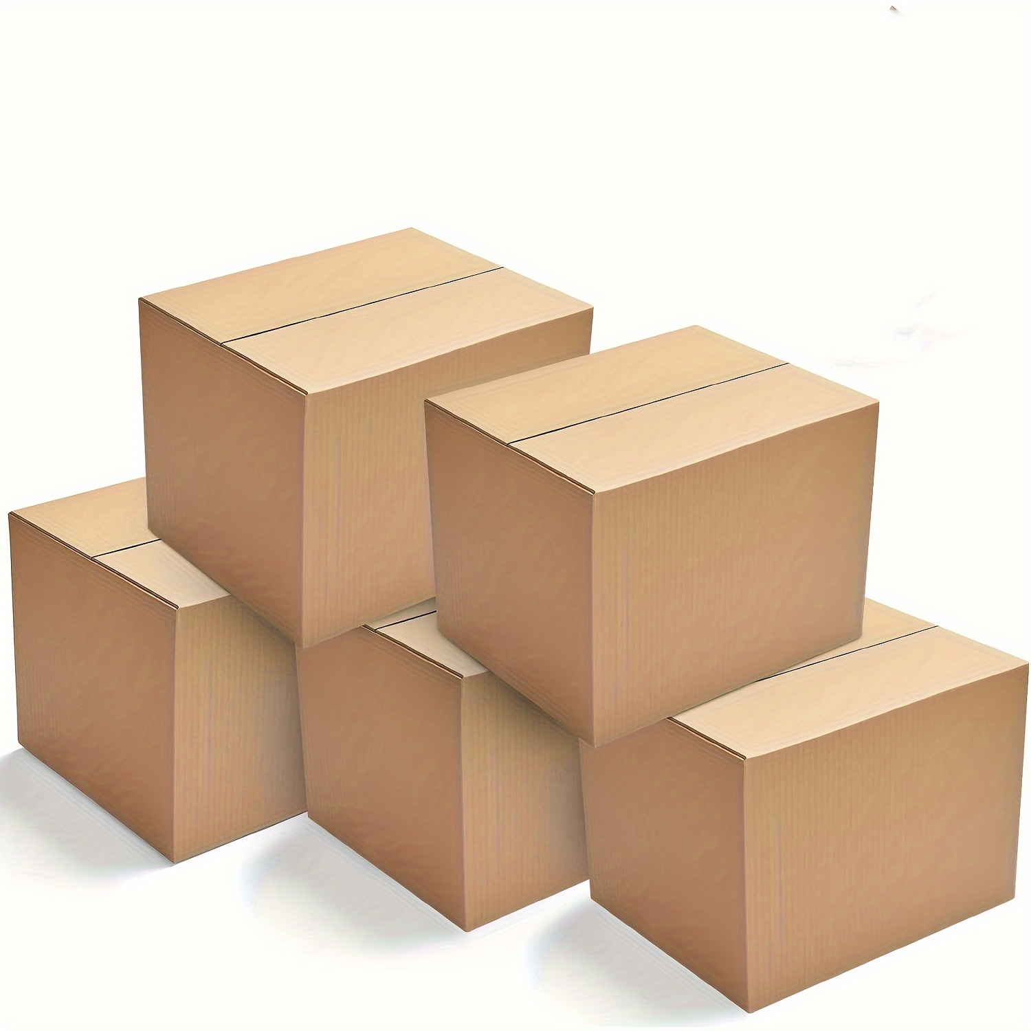  Cajas de mudanza grandes paquete de 6 con asas – 20 pulgadas x  20 pulgadas x 15 pulgadas, cajas de mudanza grandes / paquete de 6 :  Productos de Oficina