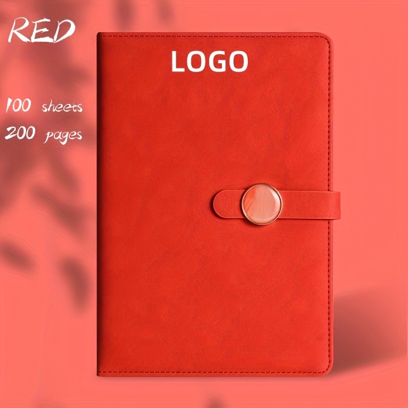 Custom A5 Faux Leather Password Notebook Gift Set