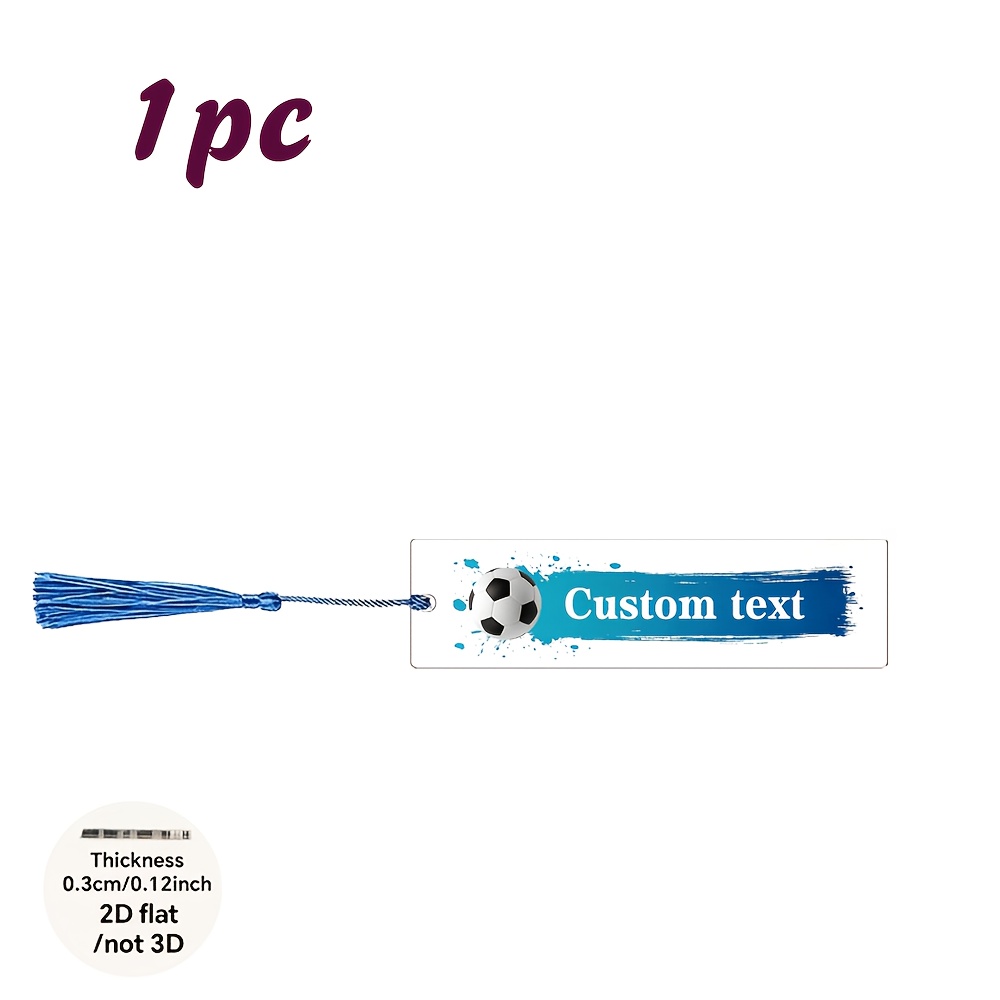 TEMU 1pc Customized Acrylic Bookmarks, Personalized Bookmarks, Customized Name Bookmarks, Cute Bookmarks, Reader Gifts, Book Enthusiast Gifts,