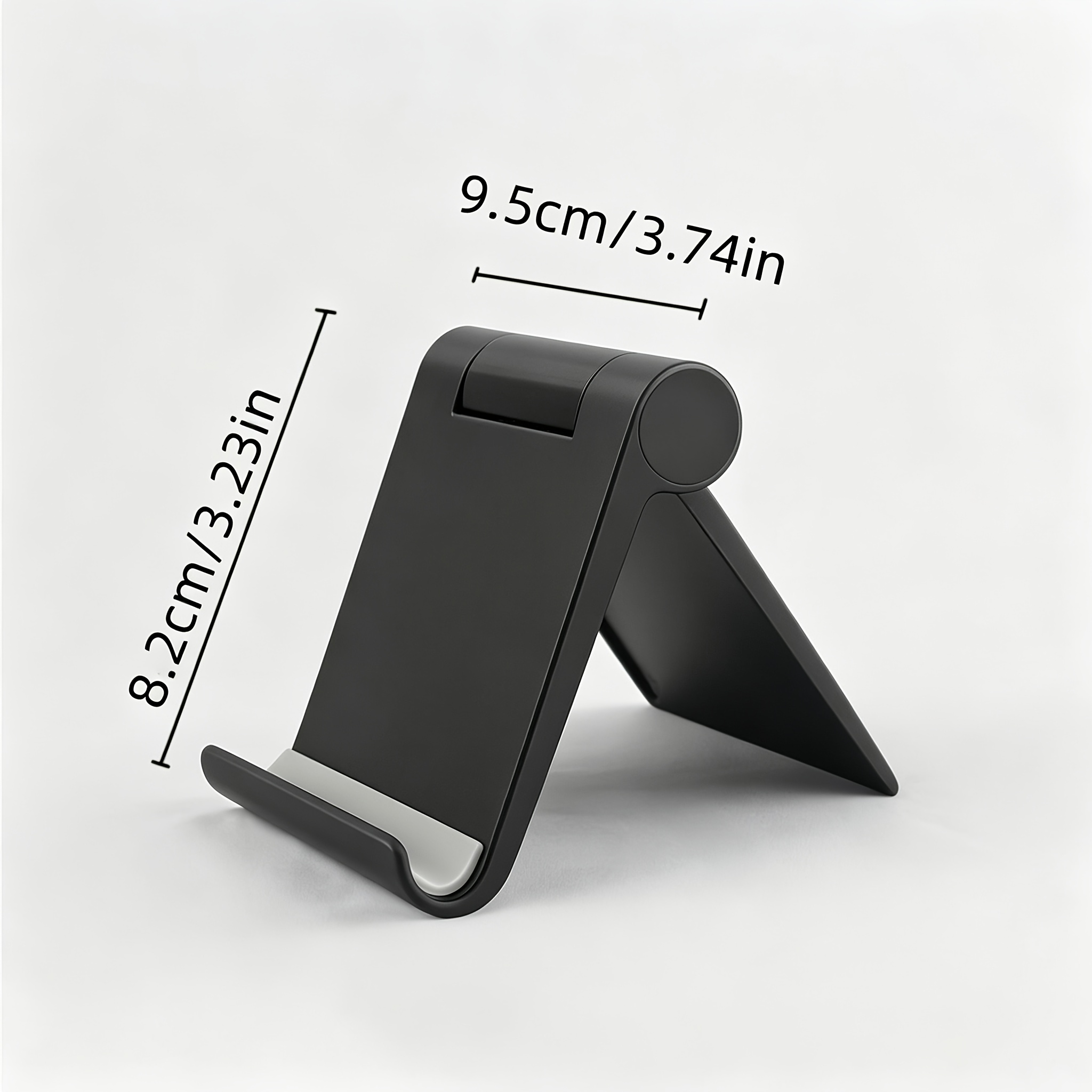 TEMU 1 Portable Folding Stand - Made Of Abs Material, Ideal For Smartphones And Tablets, Creative And , Compact And Lightweight Design, Suitable For