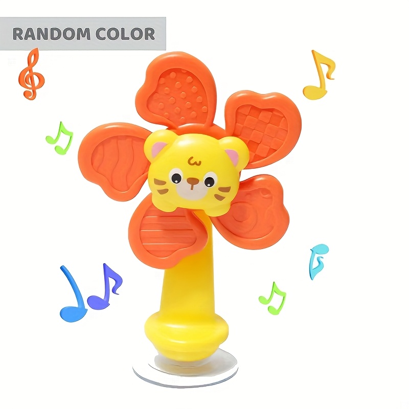 Baby Suction Cup Windmill Toy for Sensory Development