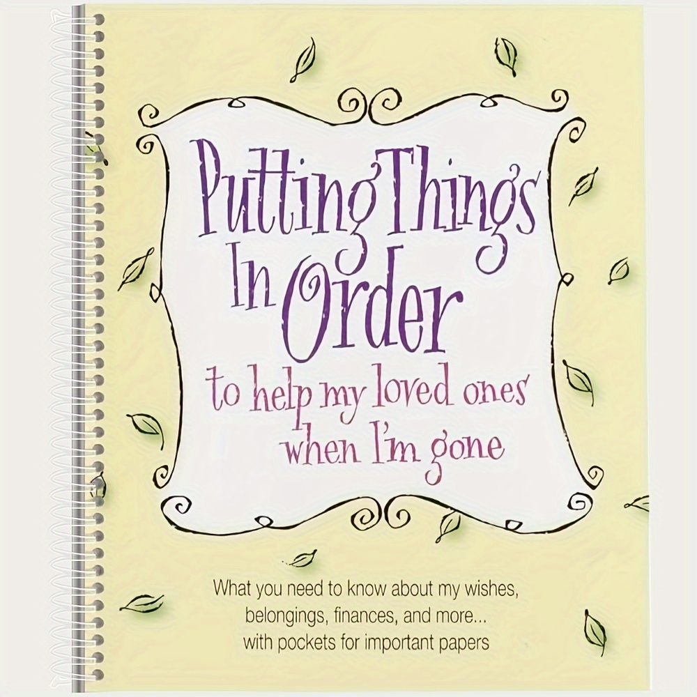 

- , , For Organizing Wishes, & Finances, Packaging For Of And
