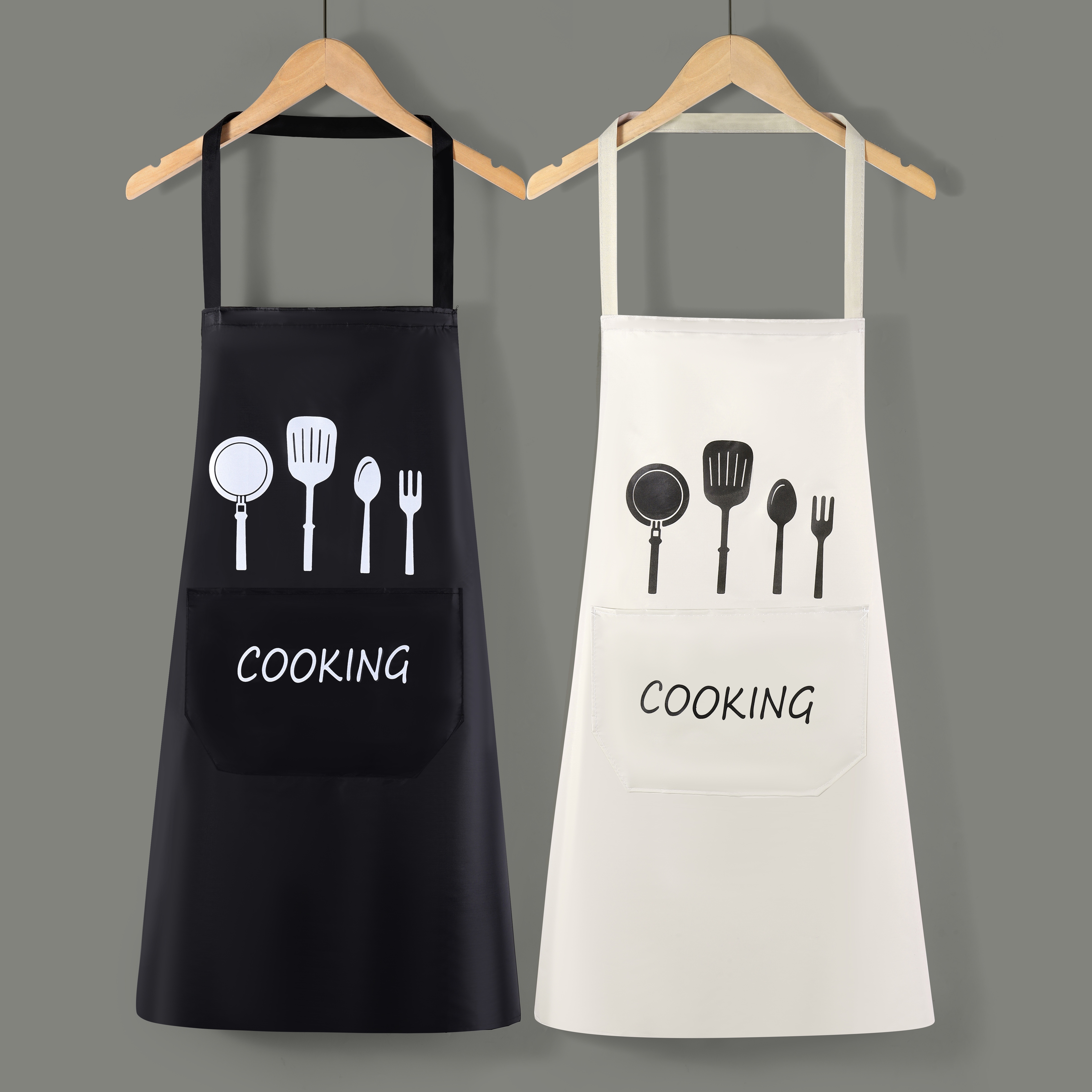 

Chef's Apron- Waterproof, Oil-resistant With Pockets- Kitchen Wear- For Cooking Enthusiasts