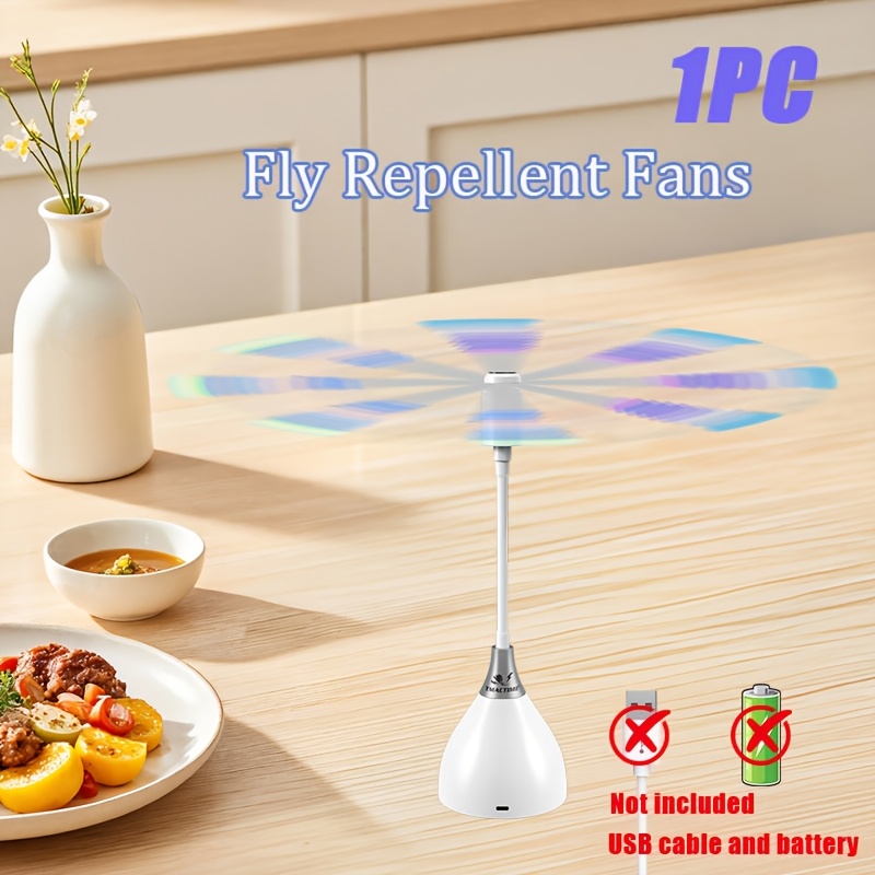 item picture fly fans for tables effective fly repellent fan   flies away with soft   usb or batteries powered portable fly fan for control at home picnic   portable fly repellent fans