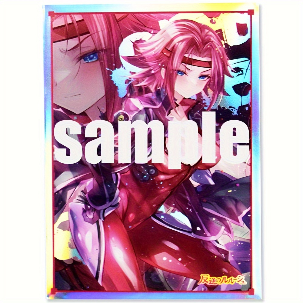 60ct 67x92mm (kallen) holographic standard size cards for mtg/tcg/ptcg  anime art printing payment method sleeves protectors - toys & games - Temu