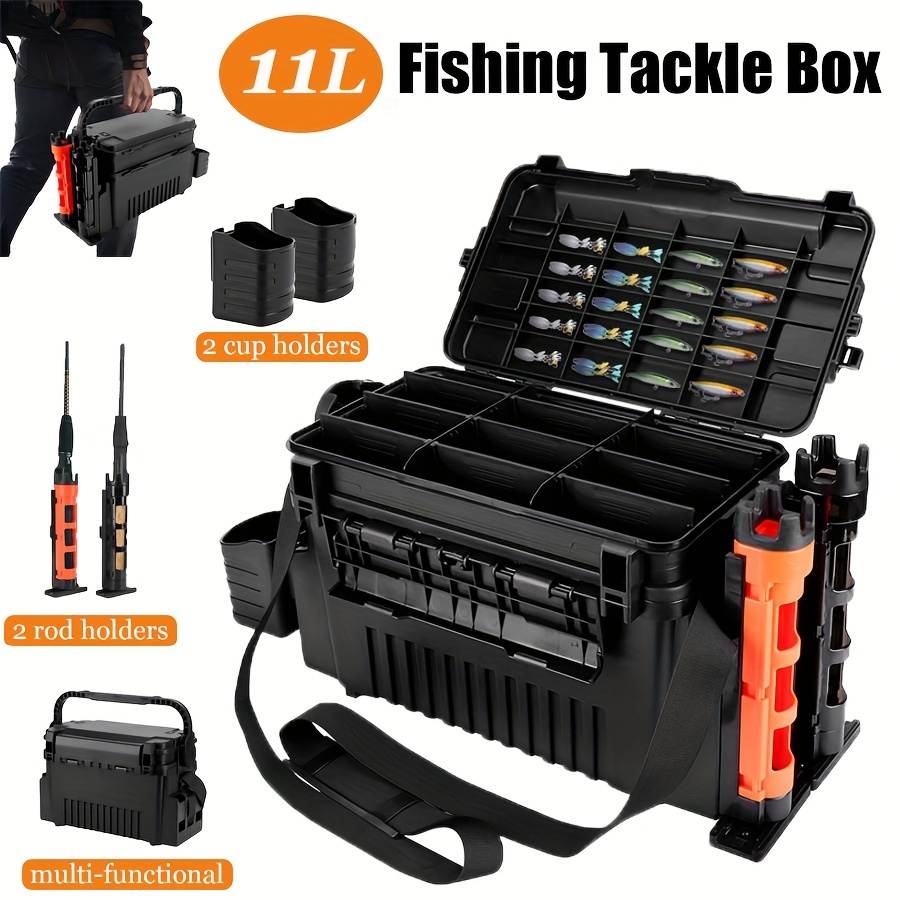 ohora9箱&EDGEU2箱 2 91gal fishing tackle rod holders 2 cup holders large - Temu