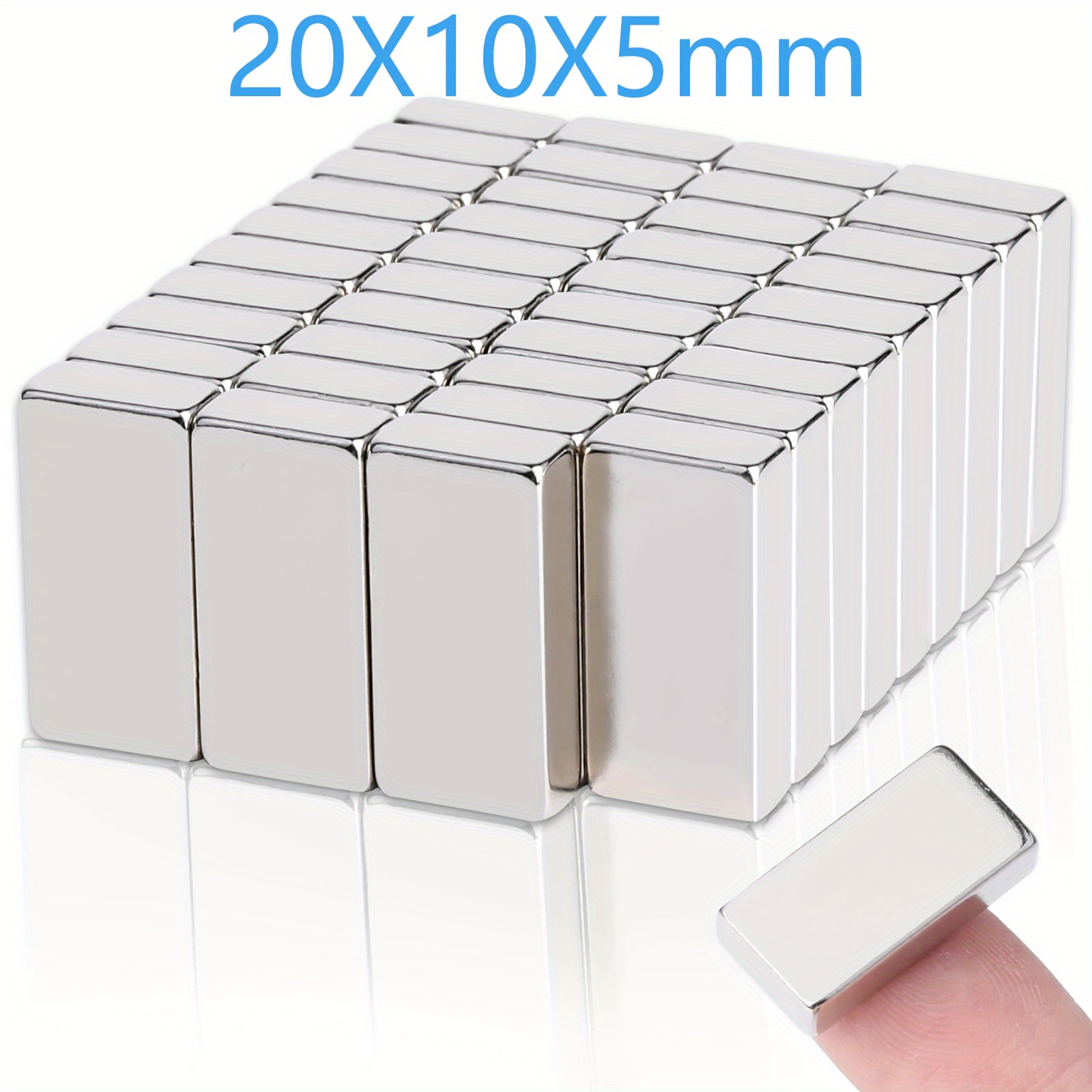 

20/40pcs Of 20x10x5mm Neodymium Bar Magnets, 20*10*5mm Neodymium Magnets, Ideal For Use , On , Or .