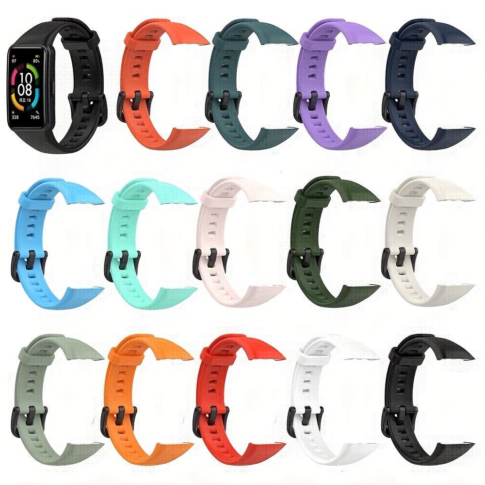 

1pc Silicone Wrist Strap Compatible With Huawei Band 6/band 6 Pro, Wristbanmd For Band 7/ Band 6