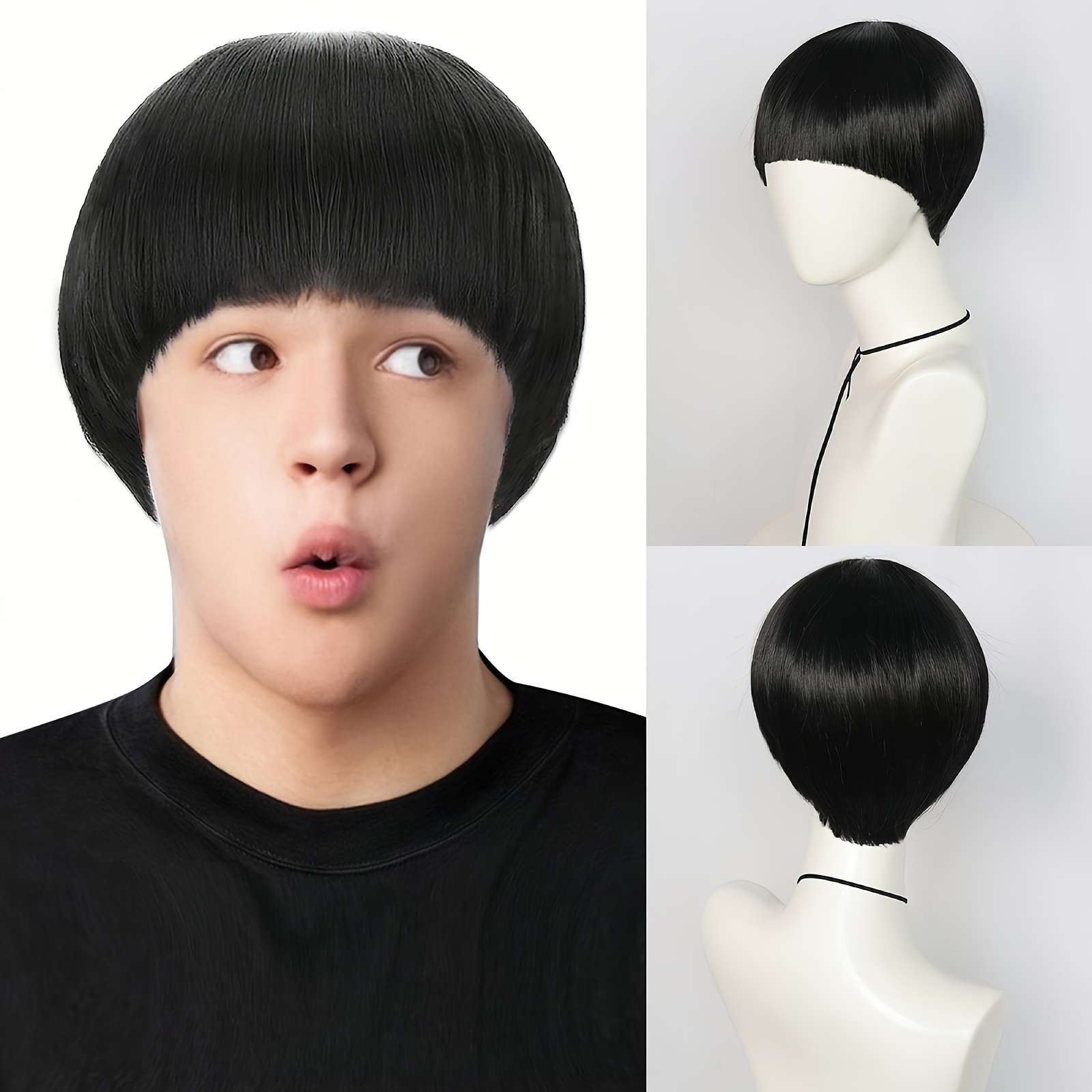 Christmas wig Black short pixie bob wig Amazon.com : Bulapla Pixie Cut Wigs for Black Women Short  main image 3
