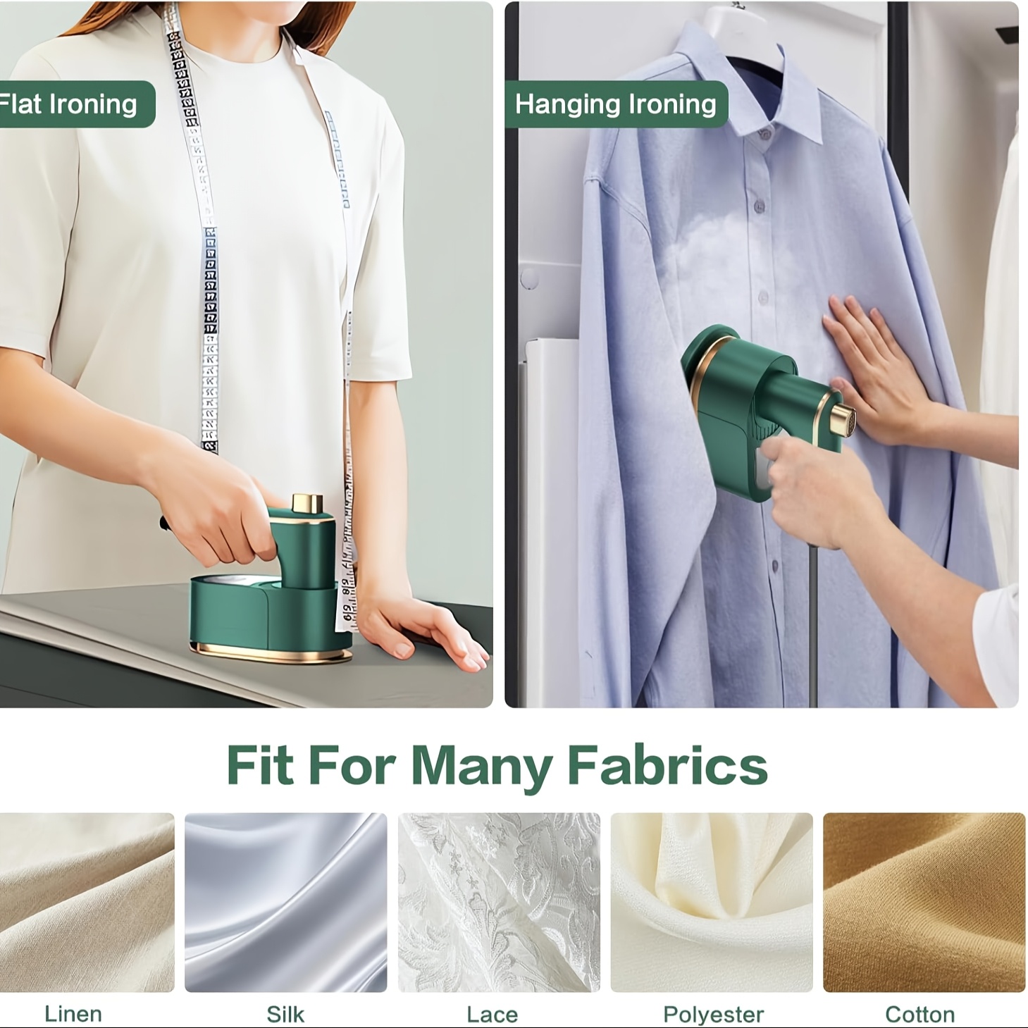mini portable folding steam iron 180 rotating steamer for clothes fast heating handheld quick wrinkle compact handheld steam iron for travel college dorm back to school apartment home office details 4