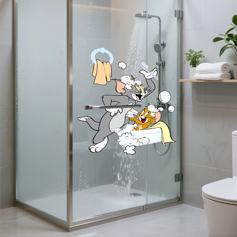   glass stickers   bathroom shower door self   stickers suitable for kitchen sliding doors and shower glass door   and   easy to create a   0