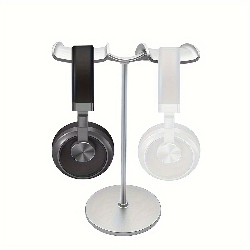 

Universal Headphone Stand With Dual Hooks, Designed In Golden Color, Suitable For All Headphones, Ideal For Protecting Headphones, Perfect For Gaming Desktops In Internet Cafes.