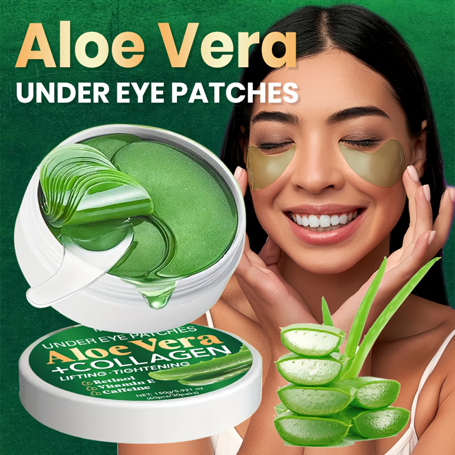 60 stck aloe vera augenpads (30 paar) kollagen - Temu Germany