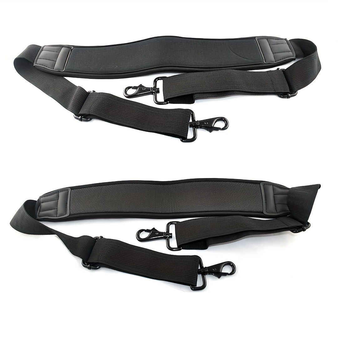 

Black Adjustable Shoulder Bag Strap With Double Hooks For /nikon Laptop Computer Camera Stabilizer Bag
