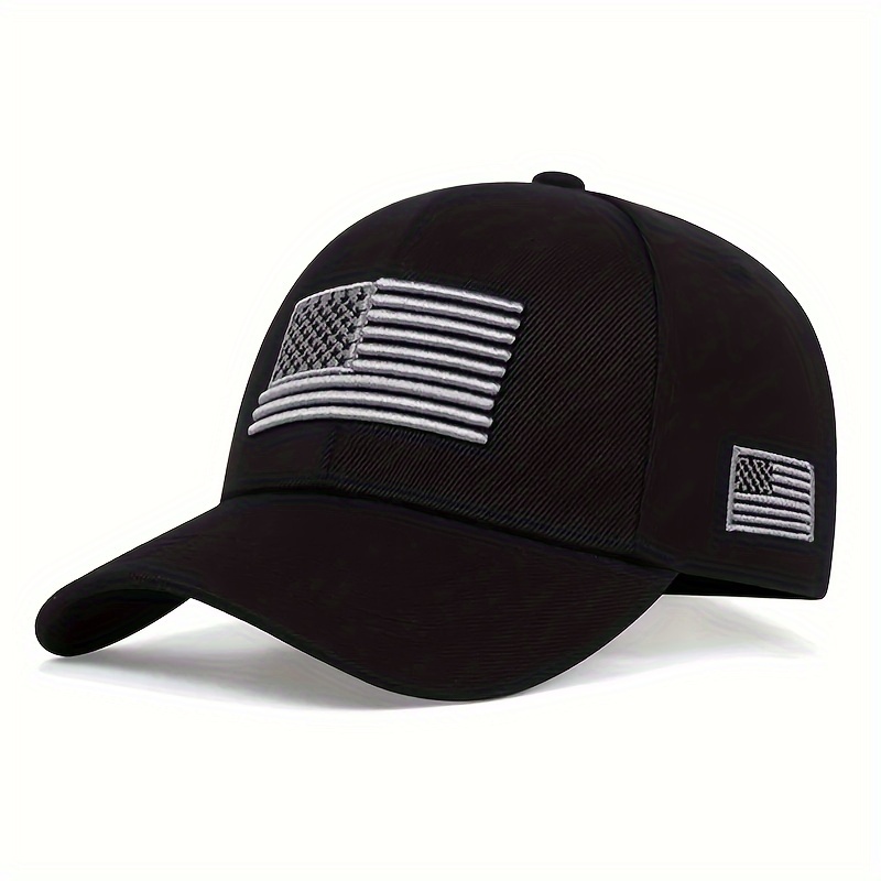 

Usa Flag Embroidered Baseball Cap Stylish Casual Trucker Cap Outdoor Sports Lightweight Hats For Women