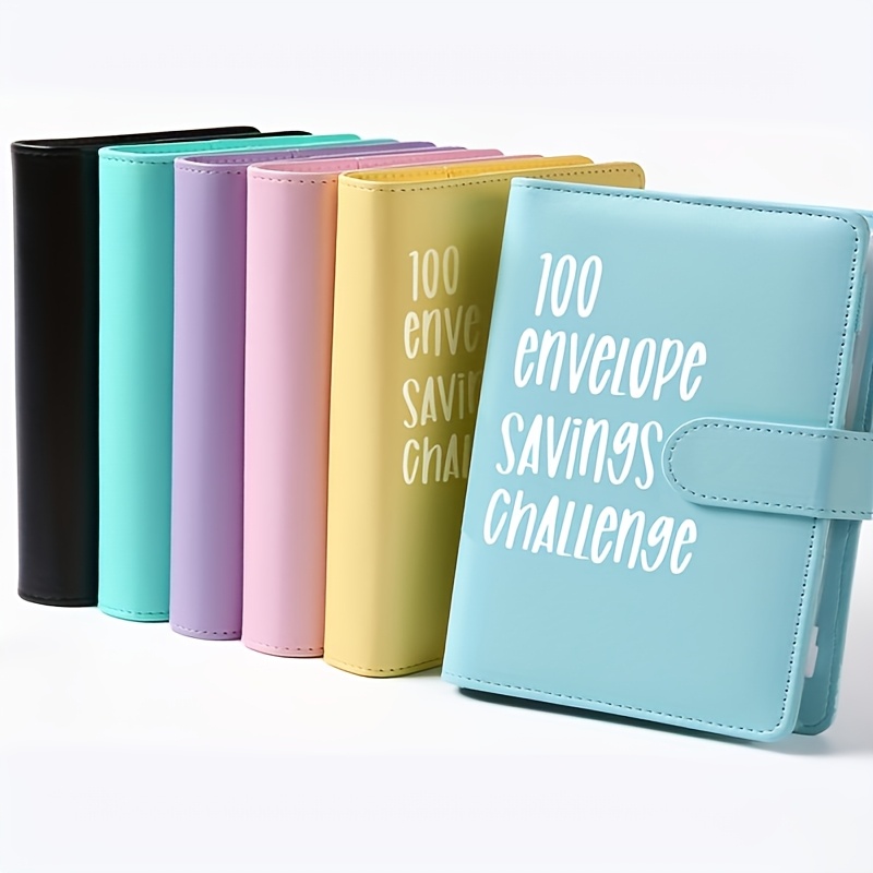 

Envelope Challenge Binder 5 Way To 5, $050 Moneychallenges Binder Budget Binder With Cash Notebook 25 Inner Pages +1 Page