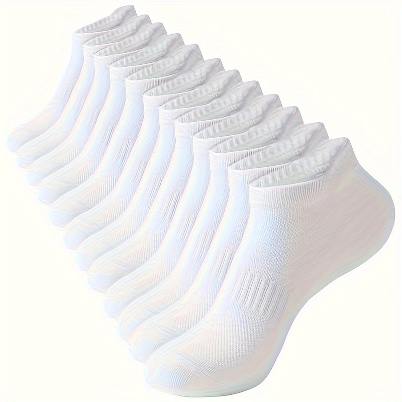 

6-pack Women's Ankle Sports Socks, Low-cut, Breathable, Non-slip, Comfortable Fit, Suitable For Running And Sports
