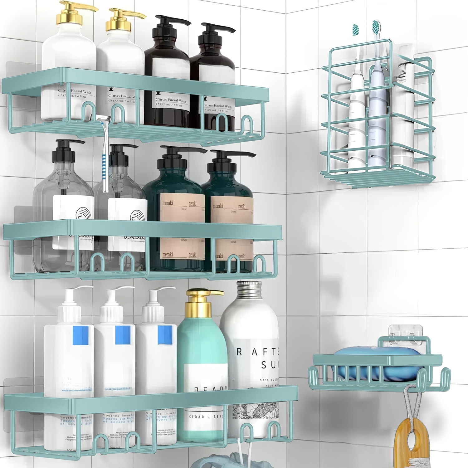 shower caddy bathroom shower organizers black shower shelves United Kingdom