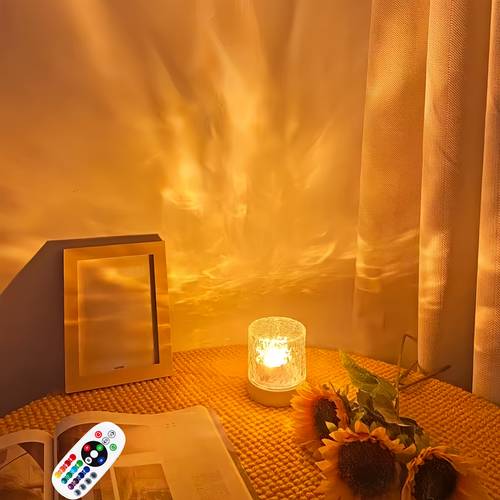remote control 16 color night light simulated light usb plug in use remote control color changing dimming without battery usb light rgb smart light led desk lamp ambient decoration light christmas gift