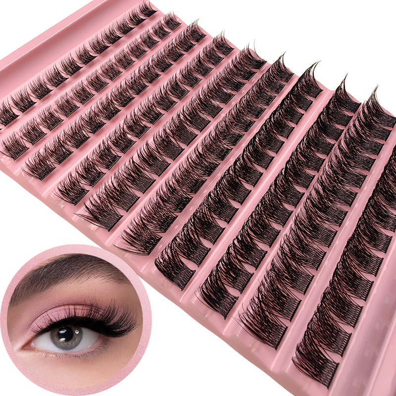 

Large 120 Of Diy Sectional False Eyelashes, Length 8-16mm, Combined In Multiple To