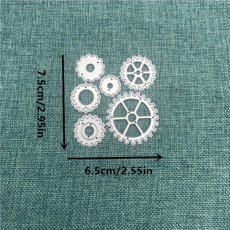 Metal Cutting Die Template For Gear Frame, Decoration Embossing Craft Template