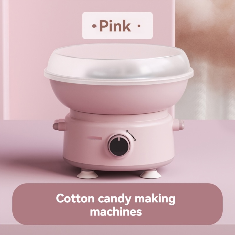 TEMU Mini | Abs Resin | Portable & Diy Marshmallow Machine For Use | 110v Us Plug | Ideal For Birthday & , Family Gathering Treat | Kitchen Appliance | Glossy Finish
