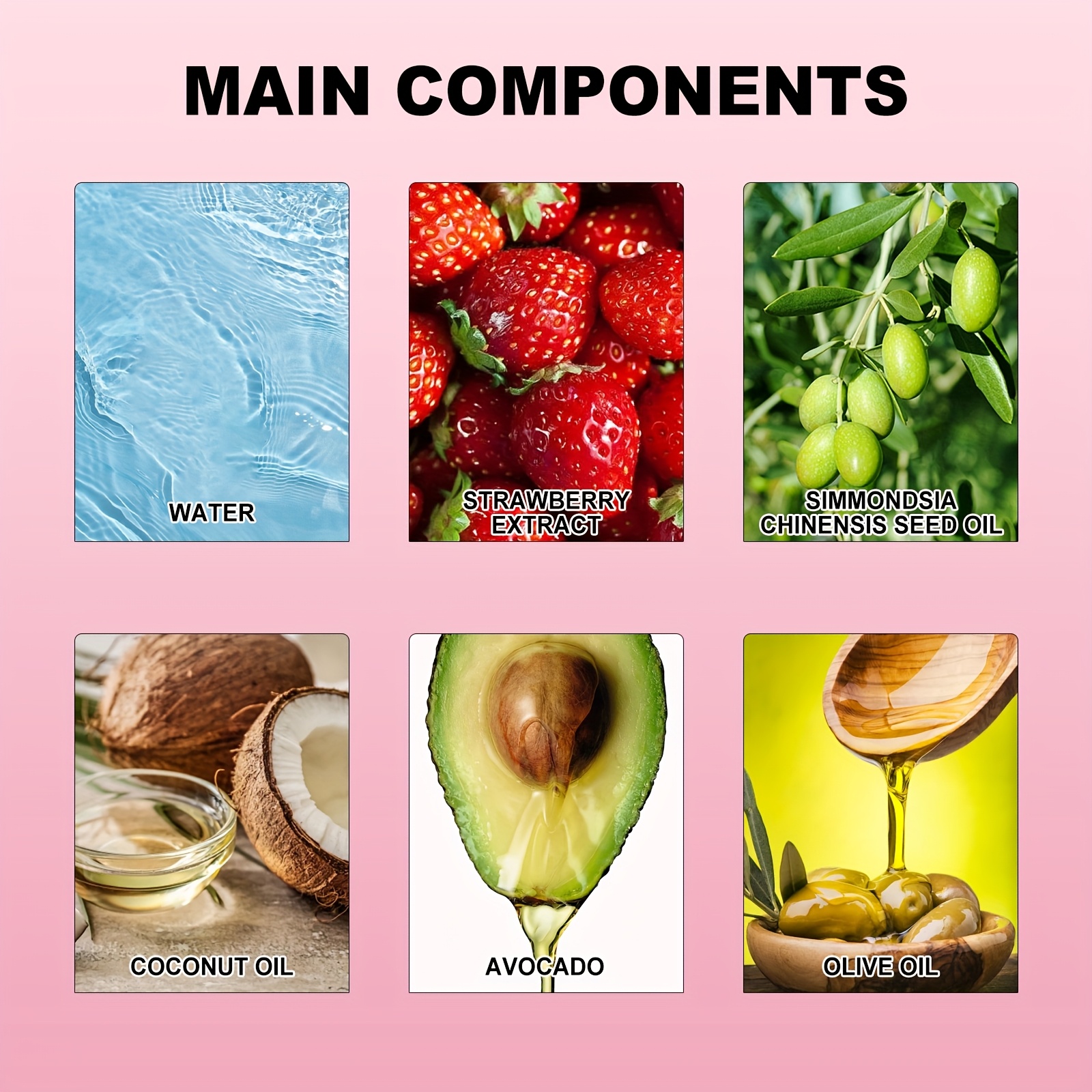 Ulje za hidrataciju tijela s mirisom jagode, hranjivo i omekšavajuće svjetlo bež boja, masaža cijelog tijela