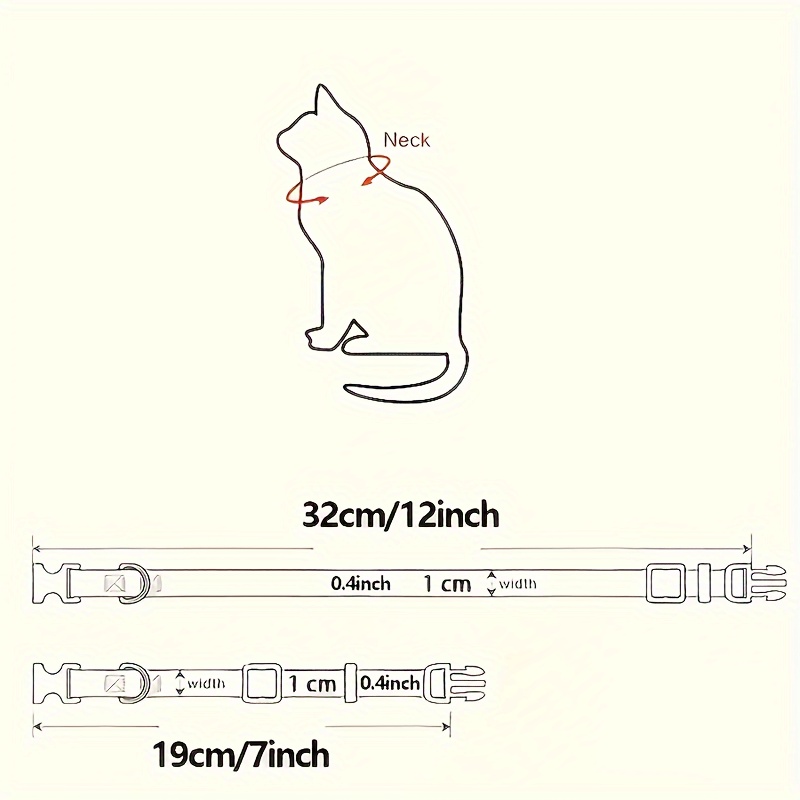 1pc polka dot bow pet collar adjustable   suitable for small cats and dogs Product details 0