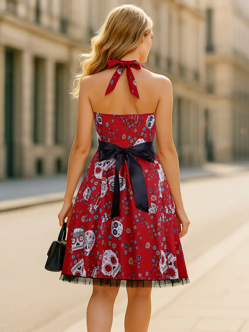 heart design dress for women Heart Print Dress