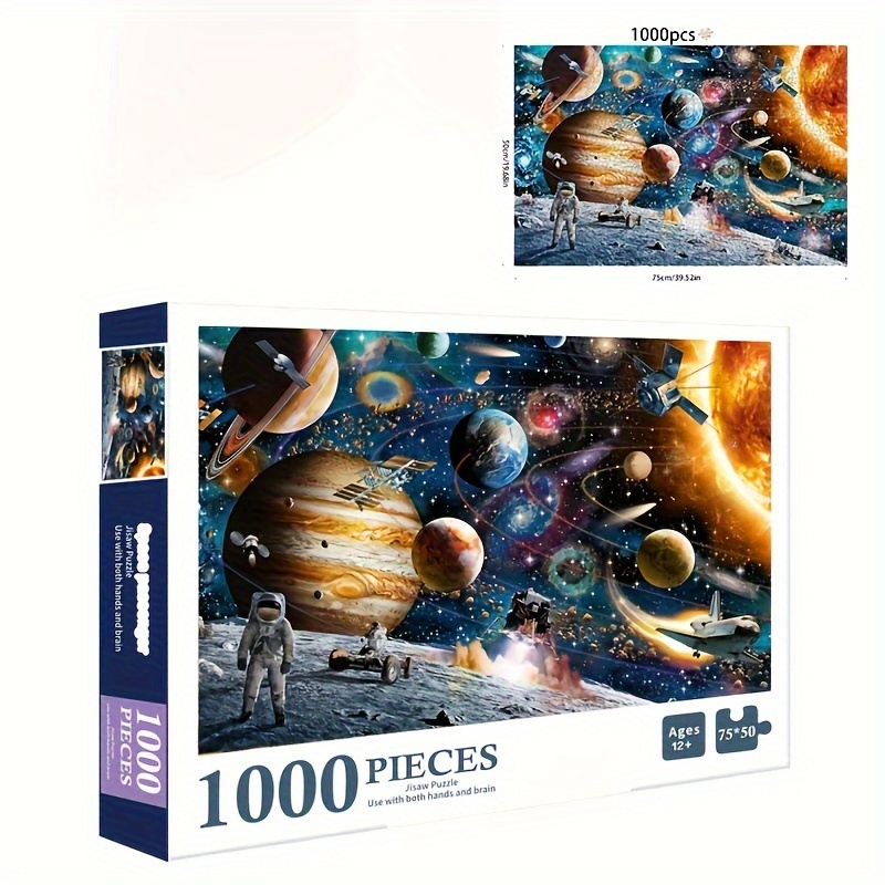 

1000 Pieces Adult Space Explorer Puzzle: Perfectly Interlocking Pieces For Ages 14 And Up