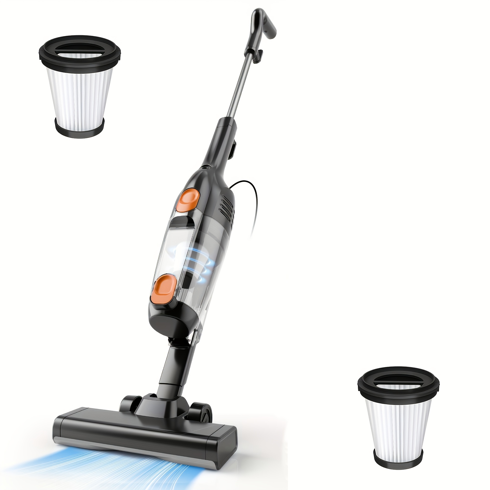 TEMU [2026 Hot]r6x Corded Vacuum Cleaner, 30kpa High , , High-powered, Compact And Portable, Multi-functional For Removing Dust, Pet Hair, Car