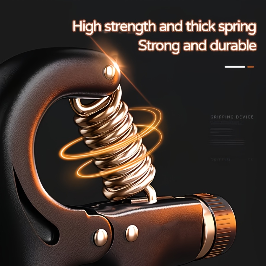 heavy duty adjustable hand gripper suitable for fitness 5 60kg 10 100kg strength training with weight settings hand forearm muscle builder for gym wrist   pull weightlifting full body workout equipment Product details 2