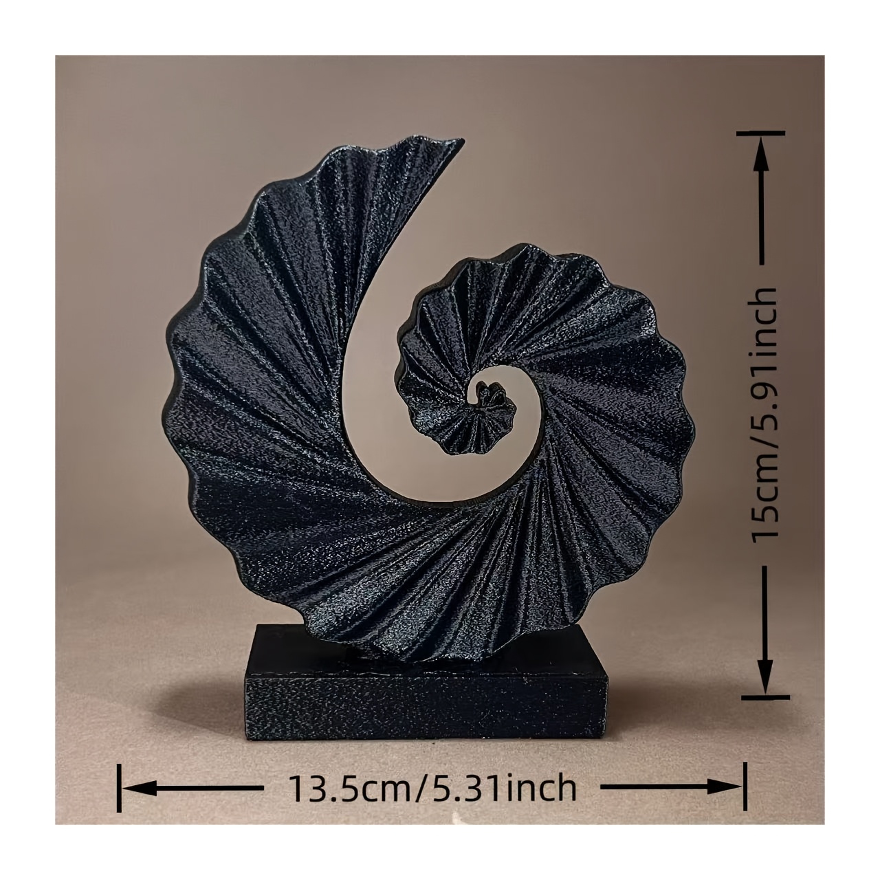TEMU 1pc 3d Printed Time Wheel Sculpture Ornament, Good Collectible And Home Decor Sculpture, Suitable For Halloween, Thanksgiving, Christmas And
