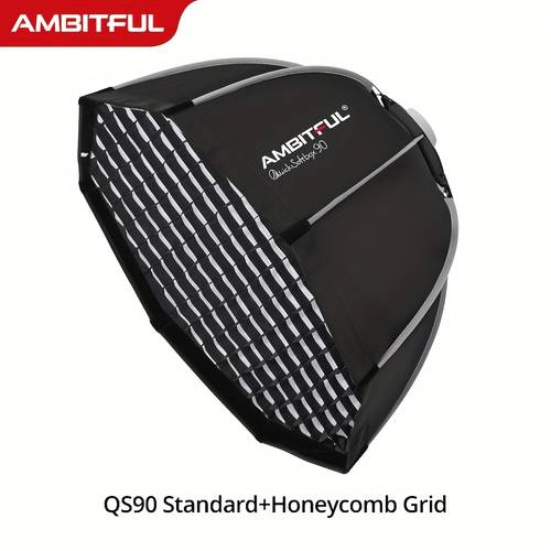 qs65 quick release deep softbox honeycomb grid for mount studio flash with different of compatible brown etc