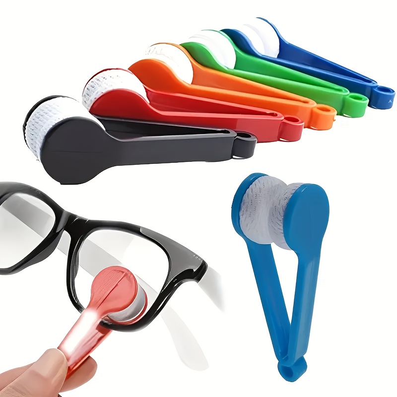 1pc Eyeglasses Cleaning Brush Portable Multifunctional Glasses Sunglasses Microfiber Sun Glasses Wipe Cleaner Tool Accessories