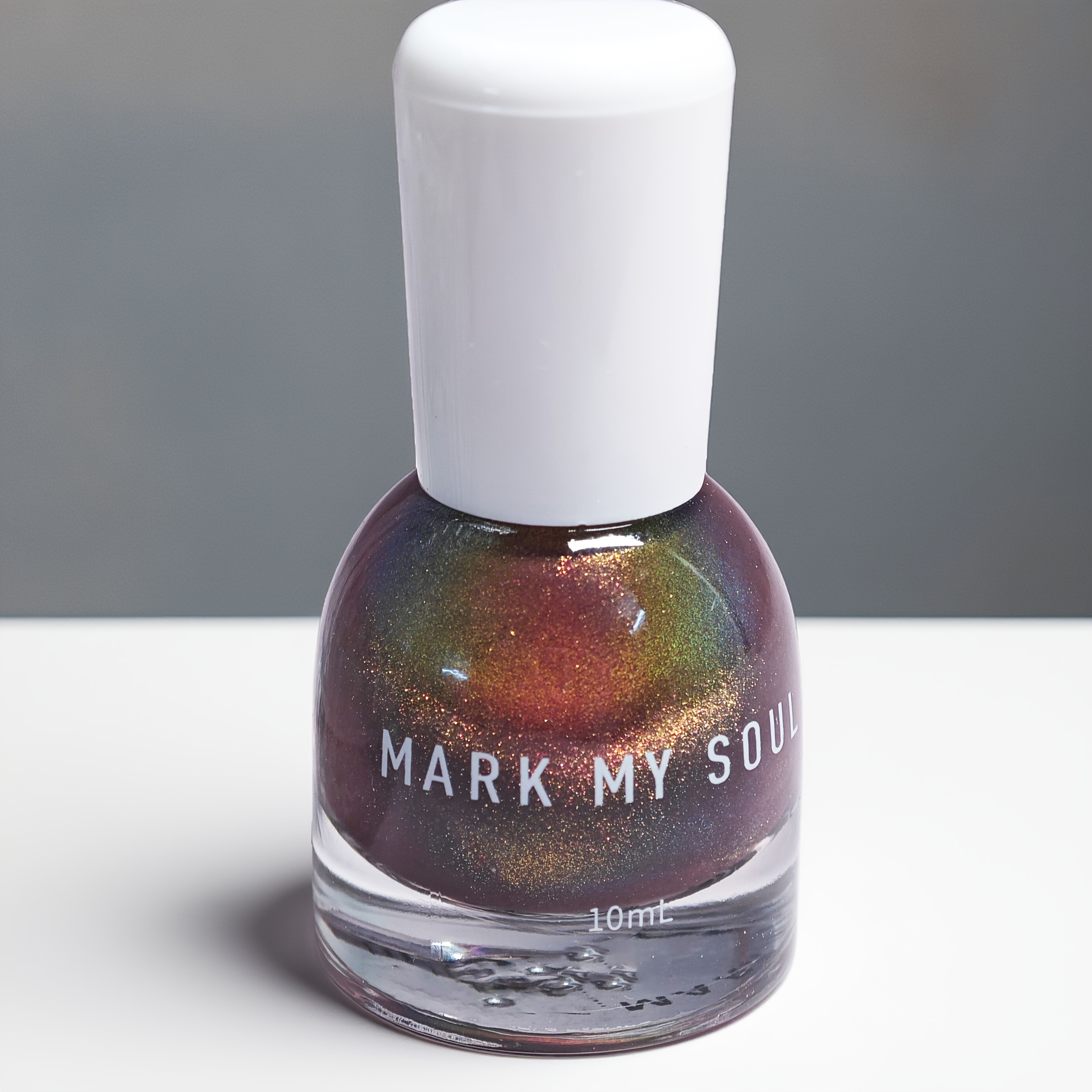 Image of S82 - 10ml No-bake Nail Polish. It Dries Quickly And Lasts Long. With A Mysterious And Deep Main Color, Mixed With Colorful Glitter Flakes, A Unique Effect. For A Curing Lamp