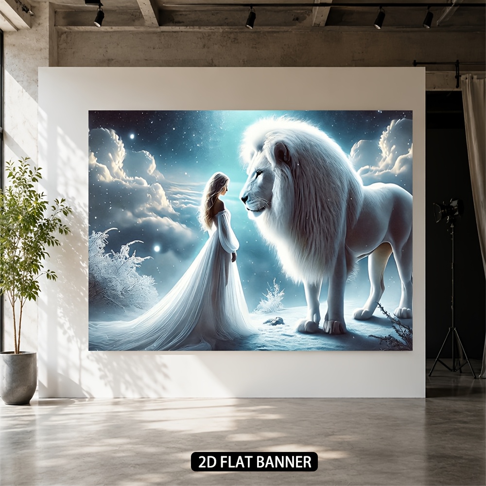 Fairy Tale Lion Backdrop with Lion Theme