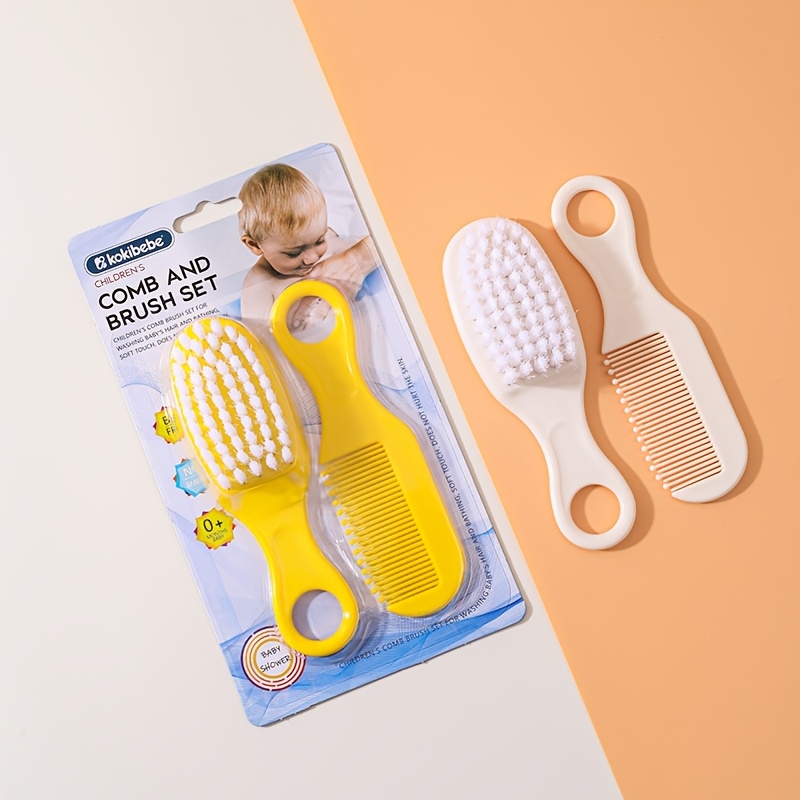 baby   comb brush set baby massage comb brush set details 3