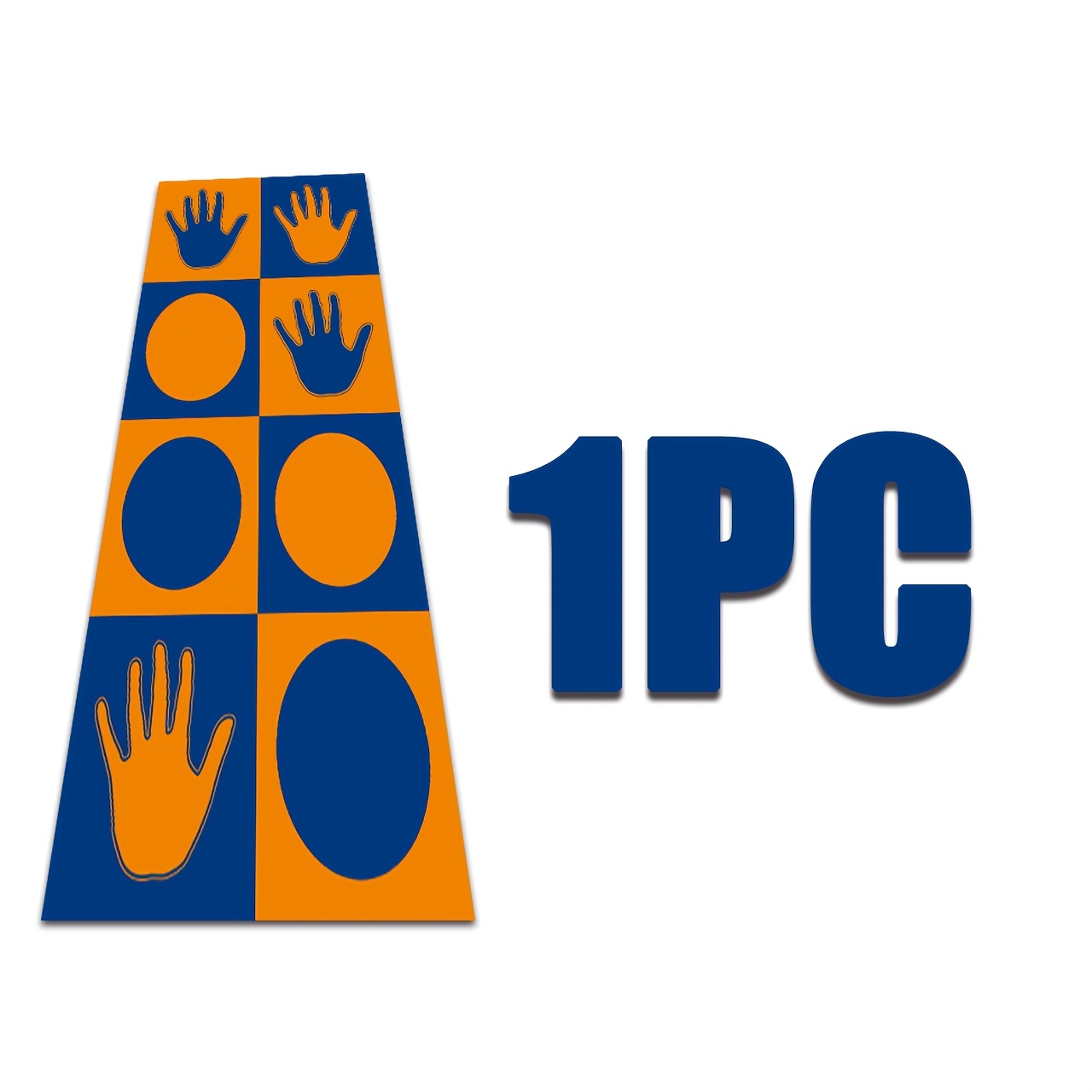 TEMU 2026 Neues -Reaktionsgeschwindigkeitsspiel – Sofortiges Partyspiel für drinnen/draußen, PVC-Hand-Auge-Koordinations-Trainingsaktivität für alle