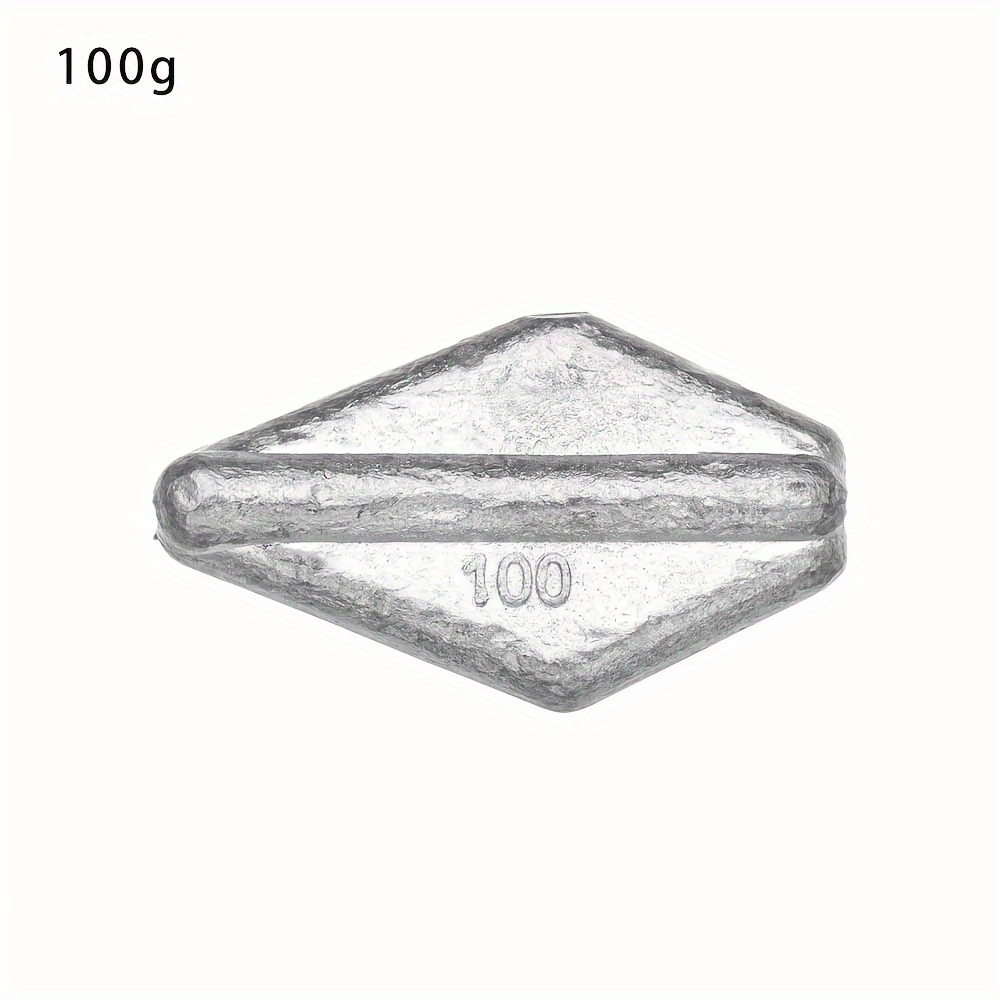 Image of 1pc Of Heavy Lead Sinker Fishing Weights Ranging From 40 To 120 Grams, In Options, Tongxin Flat Pendant Fishing Tools For Outdoor Freshwater Use