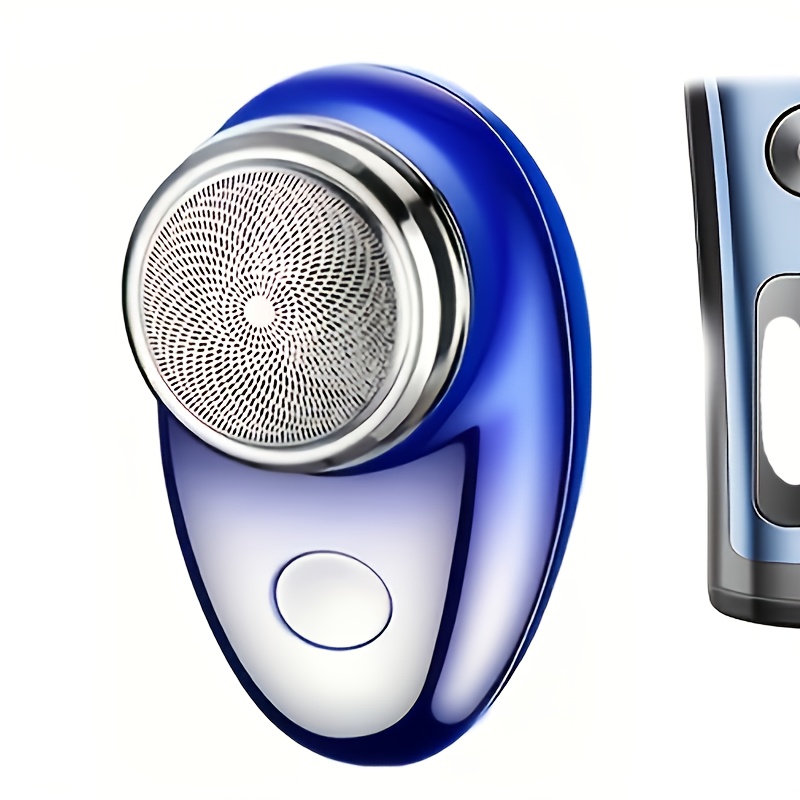 Afeitadora rotativa compacta USB recargable para hombre, con cuerpo de acero inoxidable para un afeitado suave, ideal para viajes y un gran regalo para el Día del Padre para papás y maridos - Imagen 9