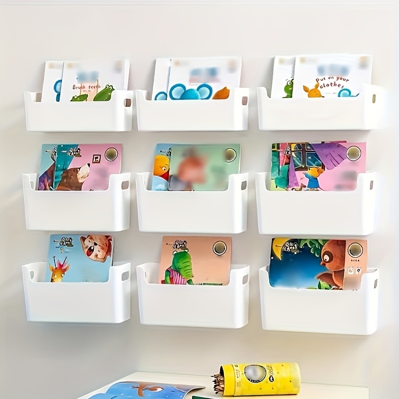 

Easy-install Wall Shelf - Versatile, No-drill Design For Pens, Books, Cables & Snacks Storage In Any Room