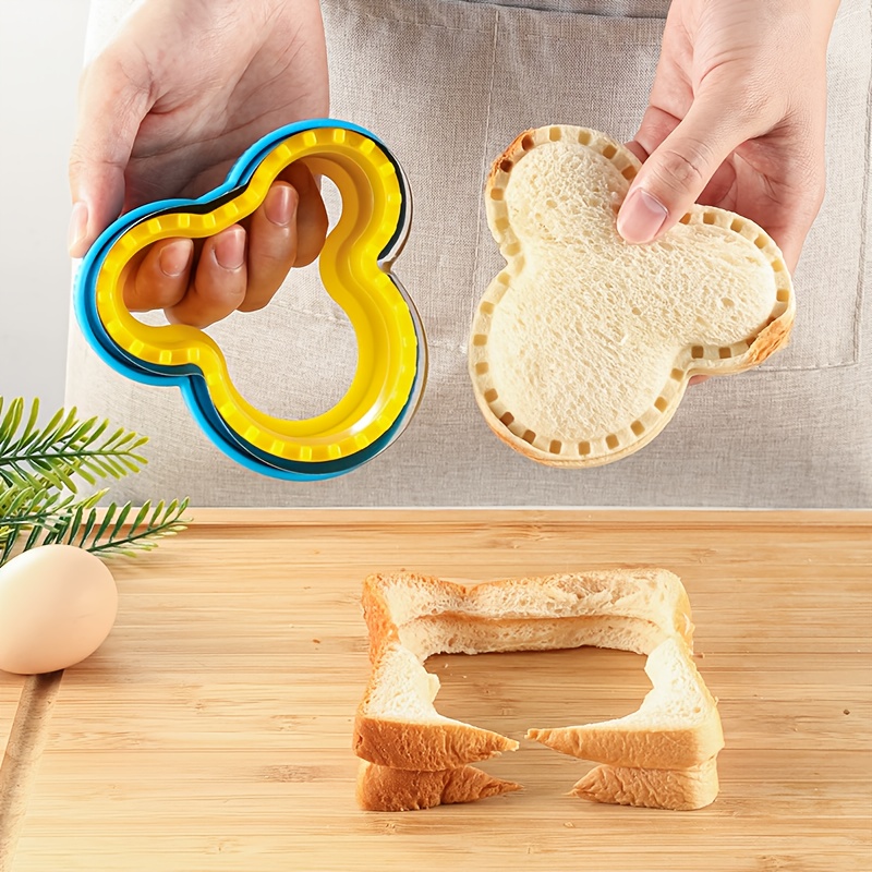 Image of Shaon Stainless Steel Sandwich Cutter, Perfect For Homemade Lunch Boxes, Back-to-, Sandwiches, , And Pastries. Multipurpose And Makes Meal Prep Easy, A Must-have For Back-to-school Lunch Boxes.