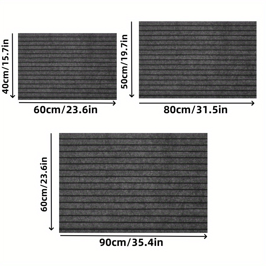 1pc striped floor mat indoor scraper door mat durable anti slip rug outdoor entrance doormat entryway mat front porch doormat suitable for living room bedroom and kitchen bathroom home decor